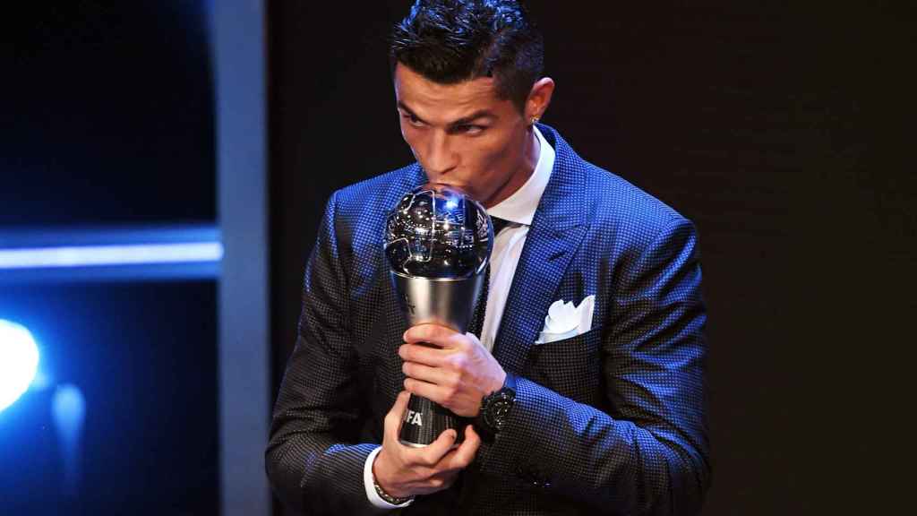 Cristiano Ronaldo fue elegido 'The Best'.