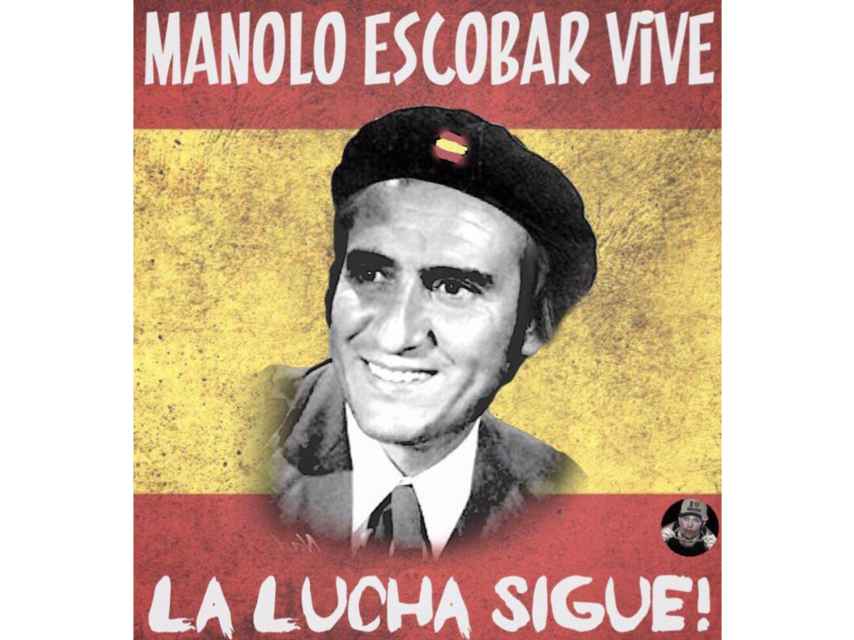Manolo Escobar, el nuevo símbolo de la unidad de España.