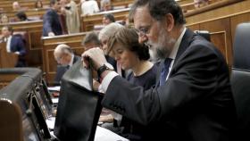 Mariano Rajoy, este miércoles en el Congreso de los Diputados.