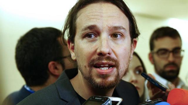 Pablo Iglesias en el Congreso.