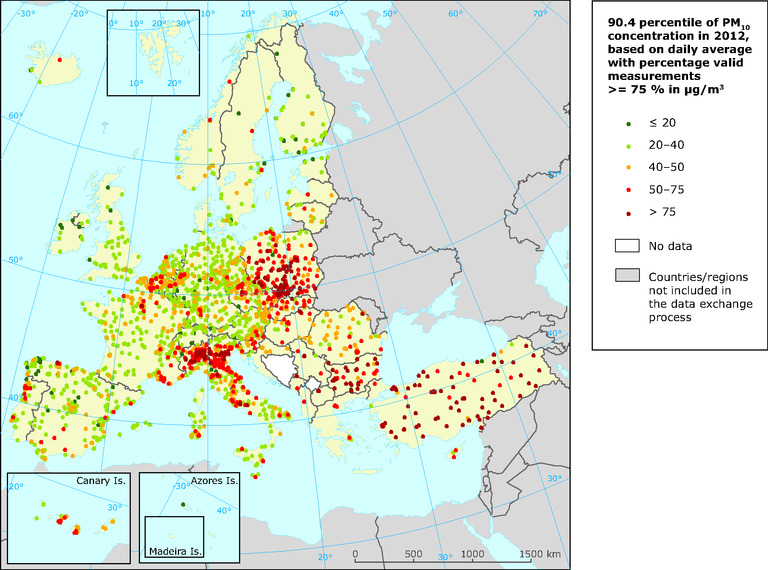 contaminacion aire union europea