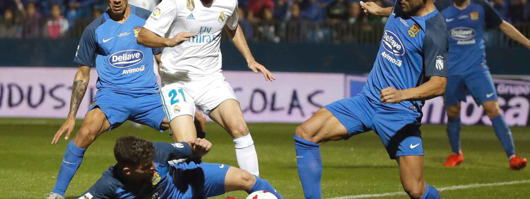 Borja Mayoral en el Fuenlabrada - Real Madrid.