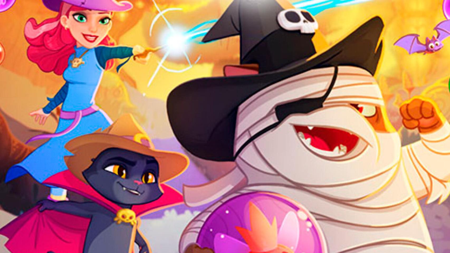 🎖▷ Novos personagens e presentes em Bubble Witch Saga 3 for Halloween