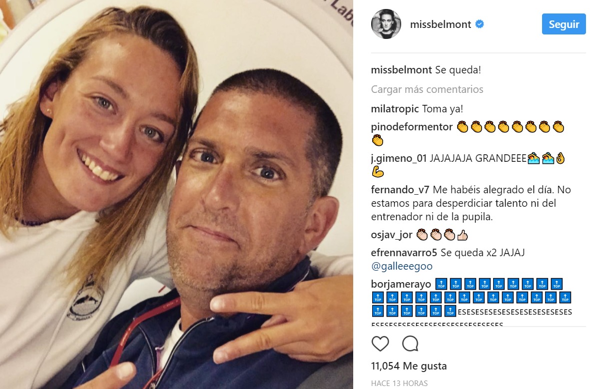 Mireia Belmonte se marca un Piqué en Instagram y levanta todos los rumores