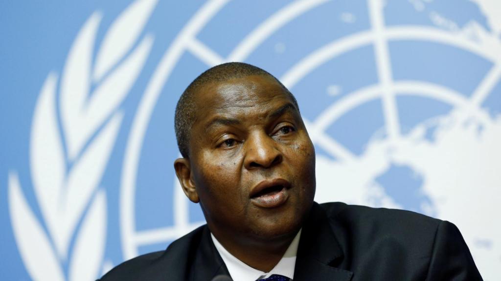 Touadera, presidente de la República Centroafricana.