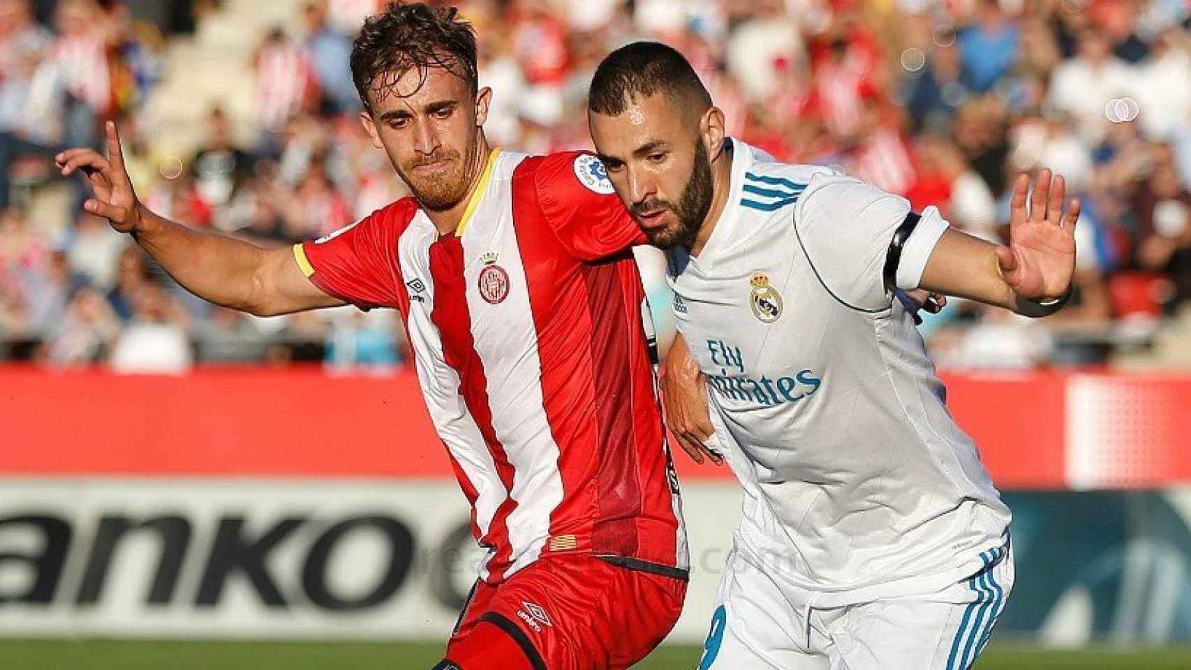 Benzema, en el Girona-Real Madrid
