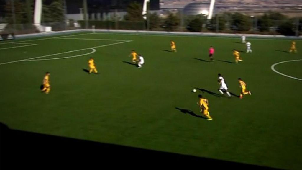 Jugada con gol de Theo Zidane