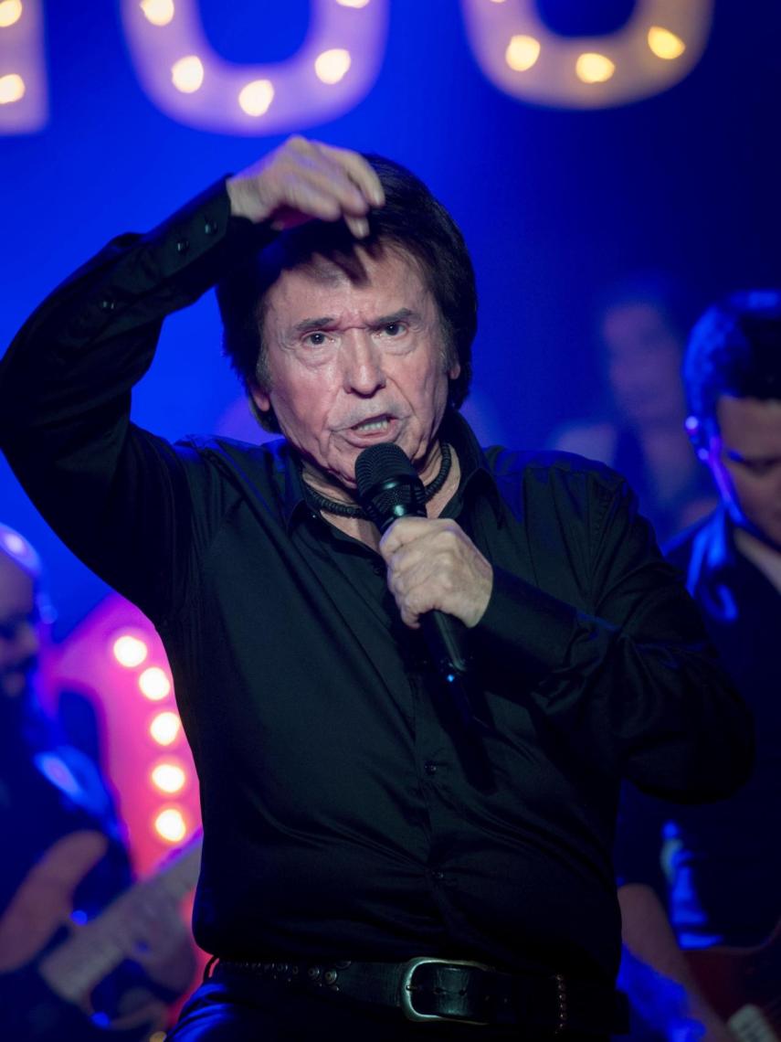 Raphael, durante el concierto.