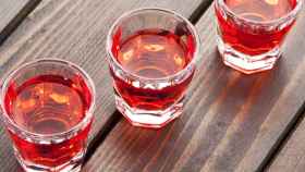 cherry liqueur in the shooters