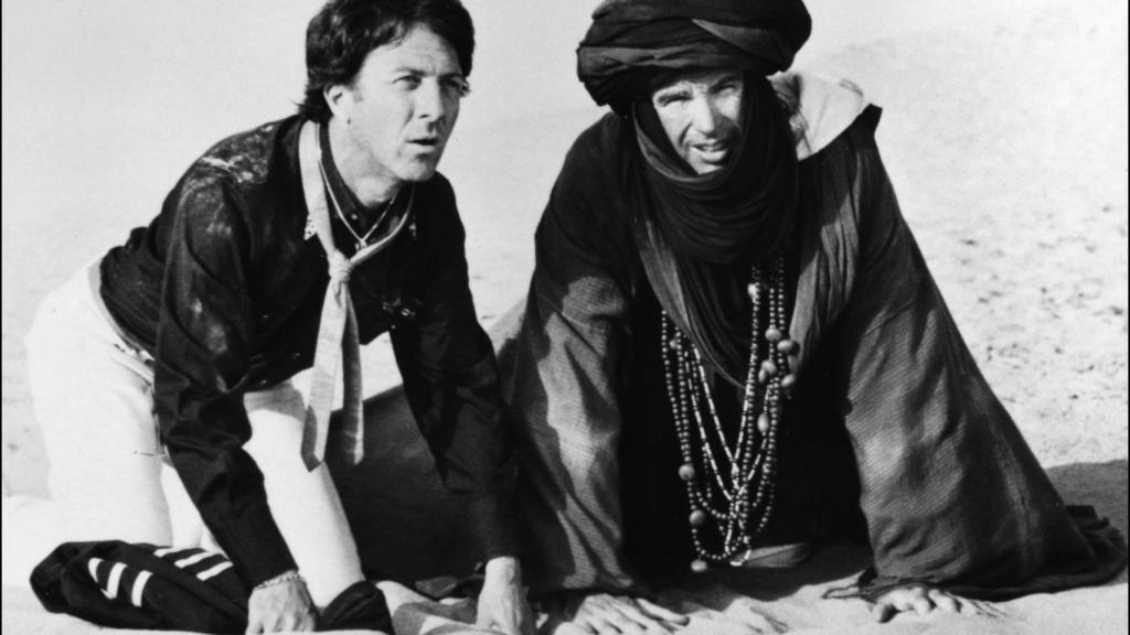 Dustin Hoffman y Warren Beatty en la película 'ISHTAR'.