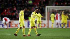 El Villarreal logró este jueves un meritorio triunfo en Praga, donde se impuso al Slavia por 0-2, que le permite auparse al liderato del Grupo A de la Liga Europa y tener más cerca la clasificación para la siguiente ronda. / Reuters