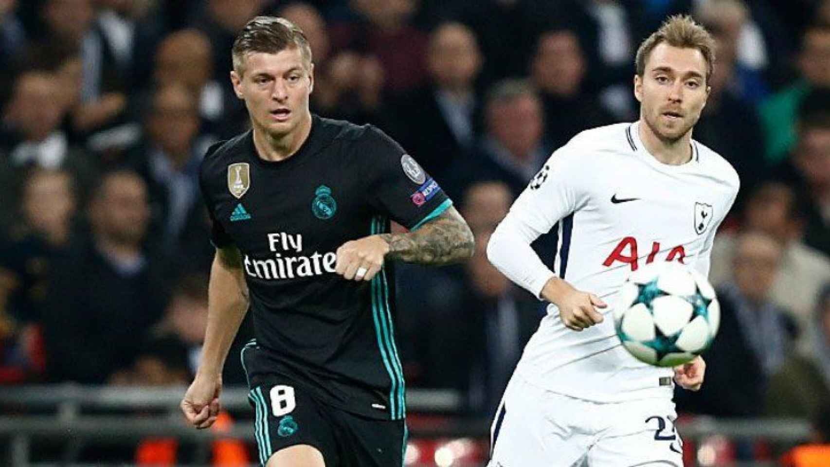 Toni Kroos, en el Tottenham - Real Madrid