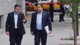 Junqueras, antes de declarar en la Audiencia Nacional