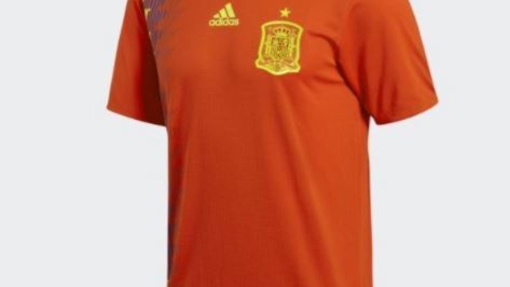 La camiseta de España para el Mundial de Rusia 2018, imágenes
