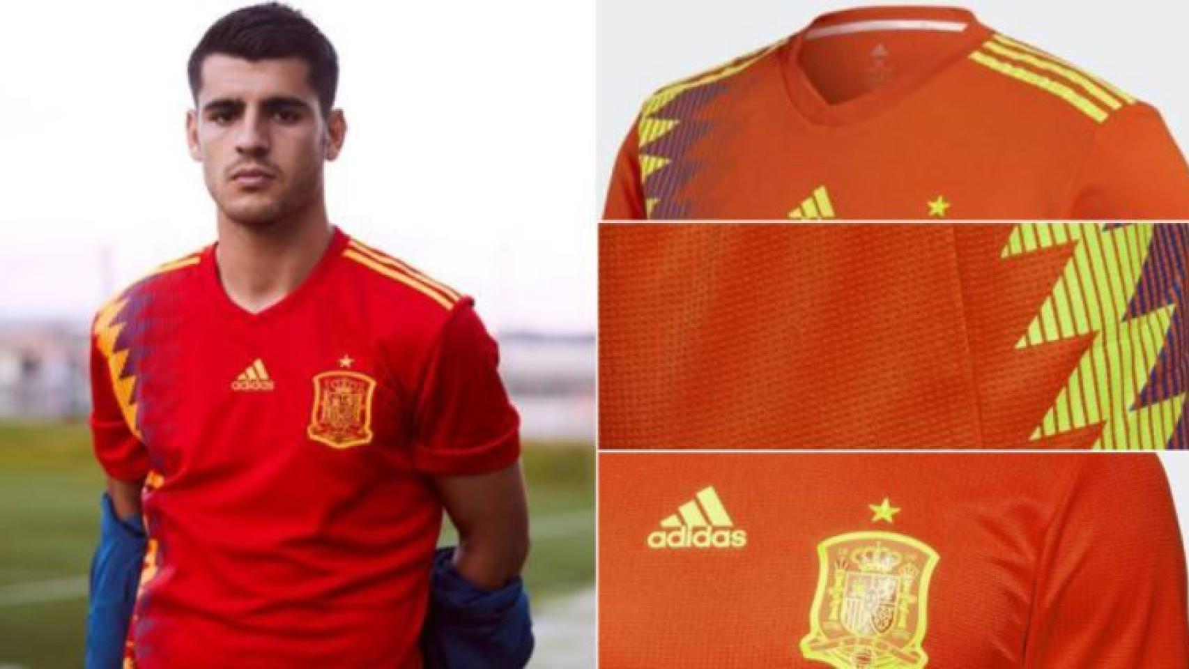 Noreste Artificial Haz todo con mi poder Así es la camiseta 'republicana' de España para el Mundial de Rusia 2018