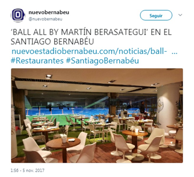Tuit de Nuevo Bernabéu