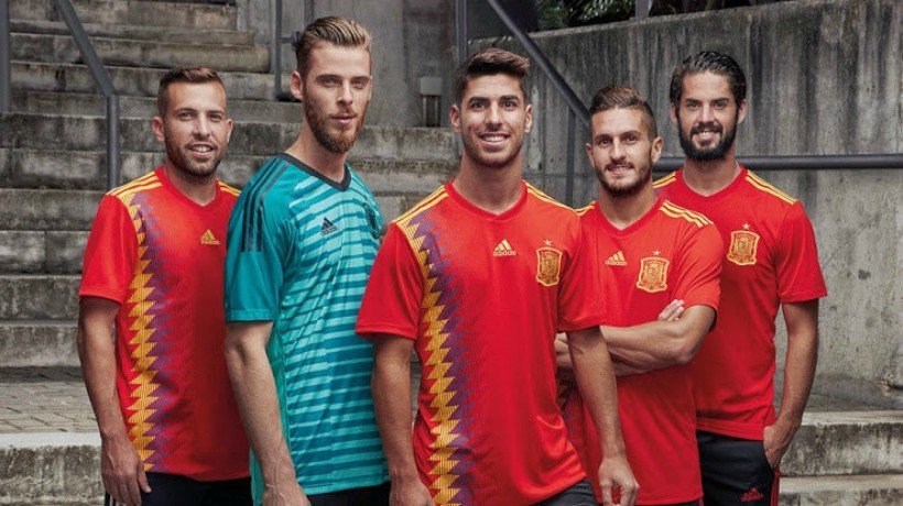 La nueva camiseta de España