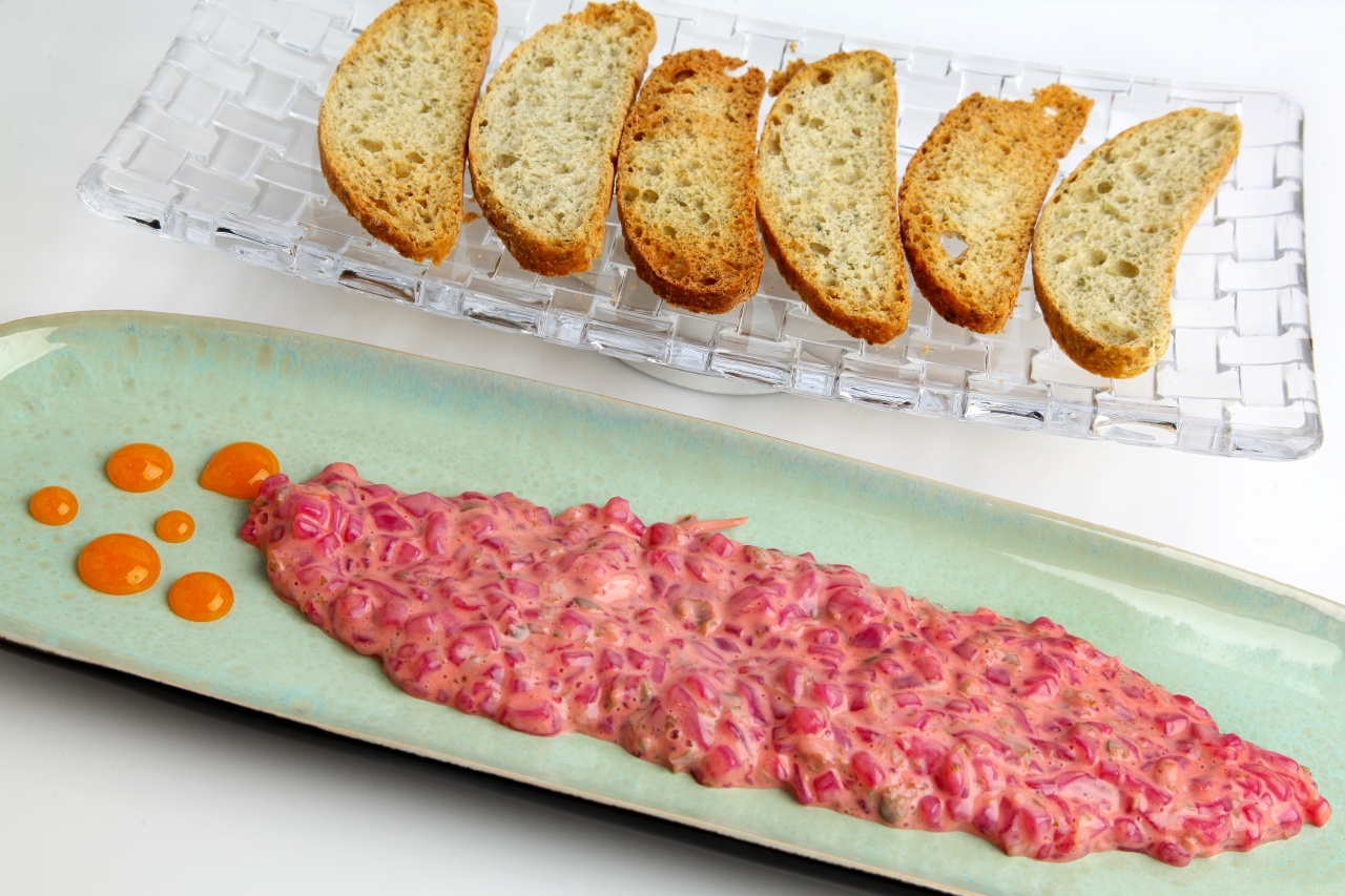 GLASS_ÁNGEL LEÓN_STEAK TARTAR DE CALAMAR