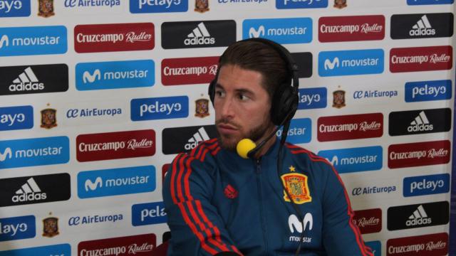 Sergio Ramos durante su entrevista con la SER.