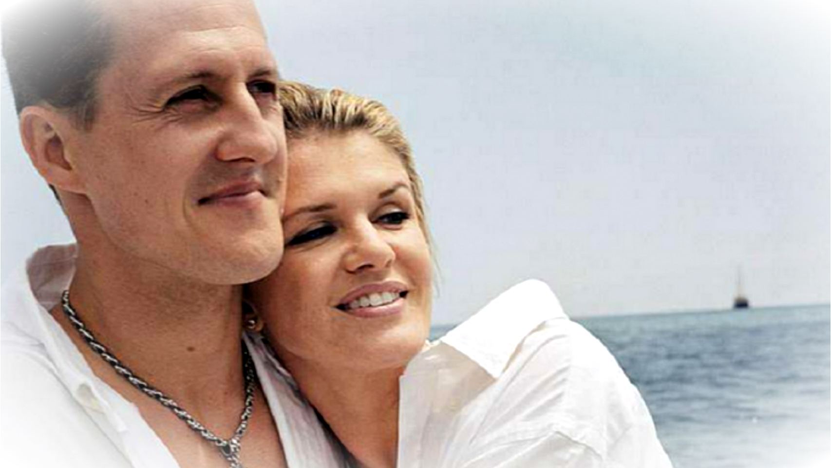 Michael Schumacher junto a su mujer, Corinna.