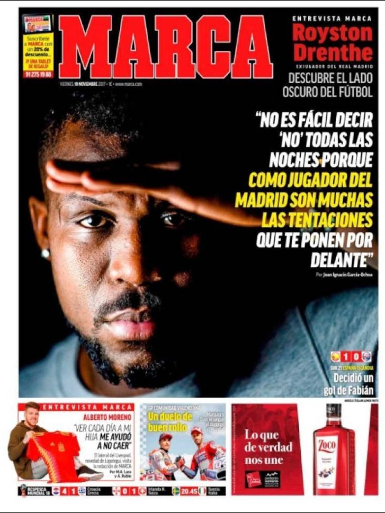 Las portadas de la prensa deportiva del 10 de noviembre