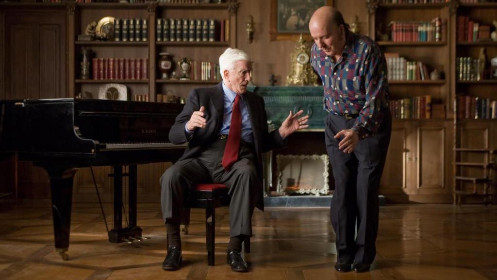 Leslie Nielsen y Chiquito de la Calzada.