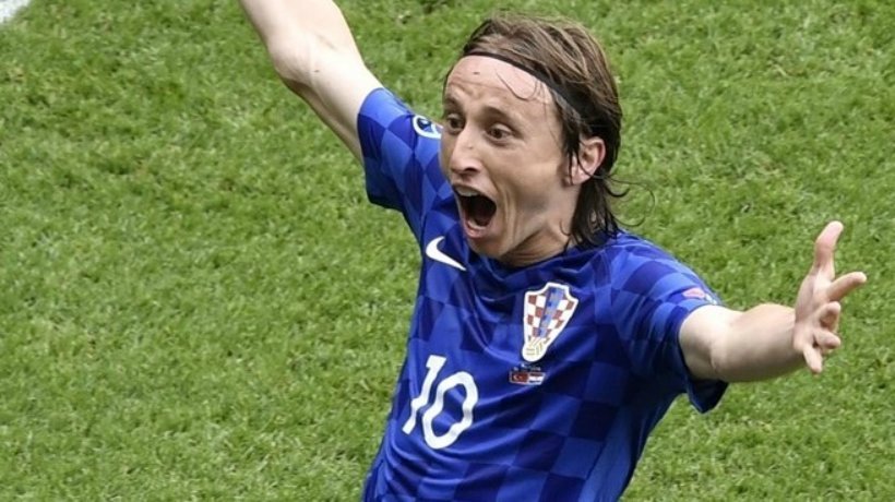 Luka Modric celebra un gol de Croacia durante la Eurocopa 2017. Foto: uefa.com
