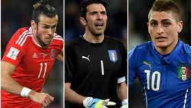 Bale, Buffon y Verratti, algunos de los internacionales que no estarán en Rusia.