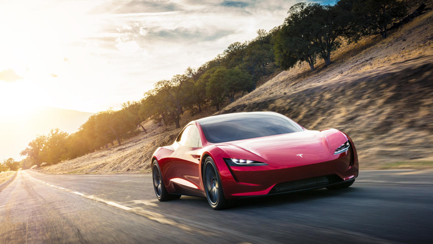 tesla roadster electrico diplaza deportivo descapotable