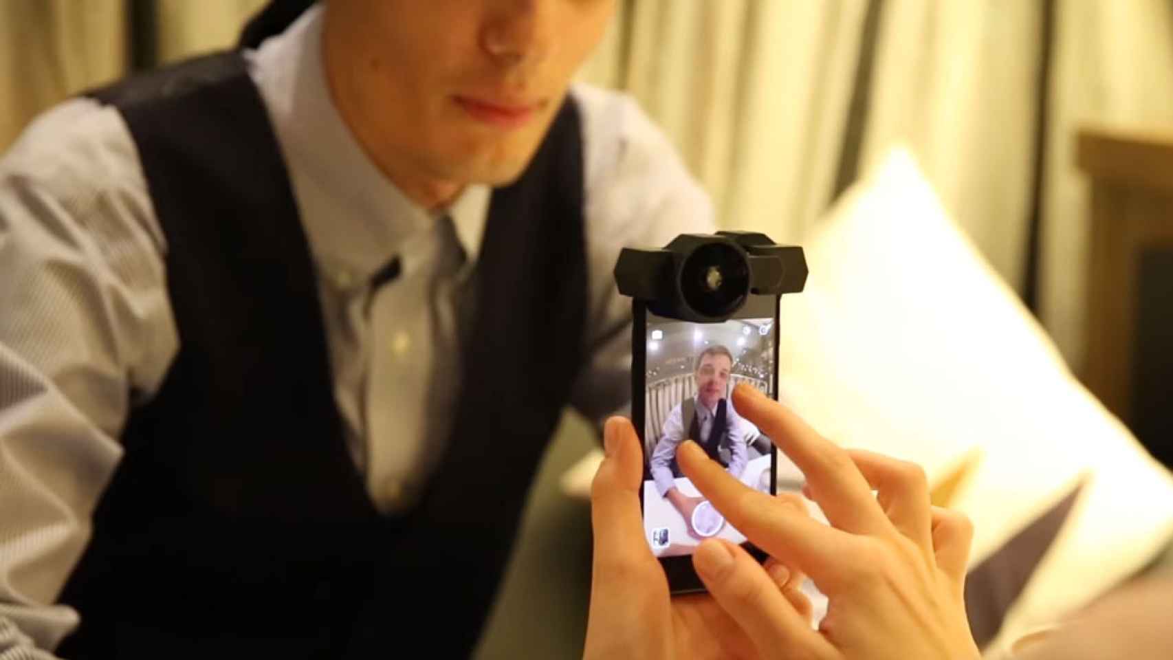 laberinto pistola Motear Convierte la cámara de tu iPhone en una de 360 grados