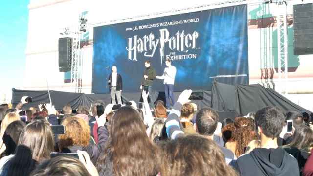 Los gemelos Weasley inauguran la exposición de Harry Potter