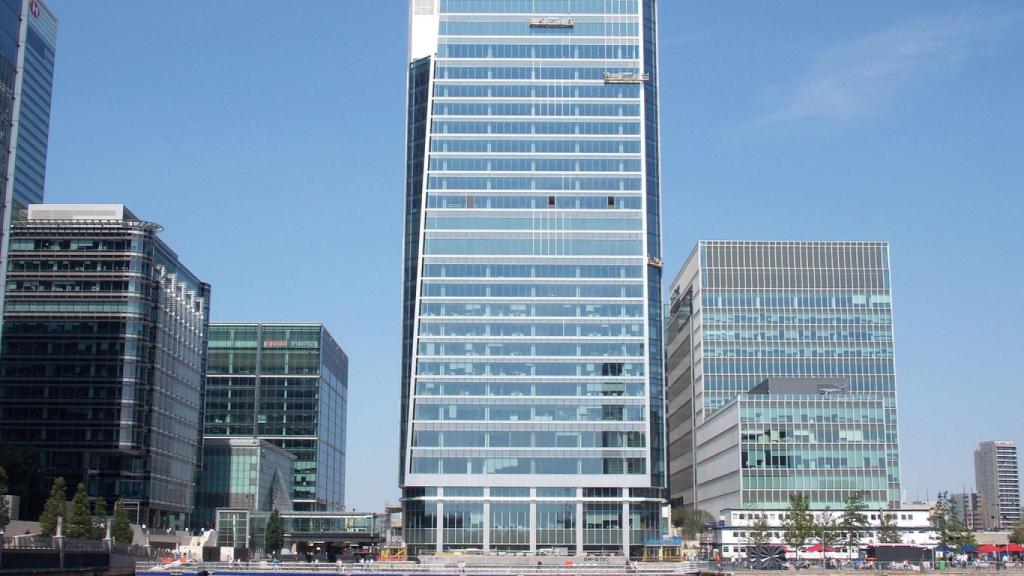 El edificio de la EMA en Canary Warf, Londres.