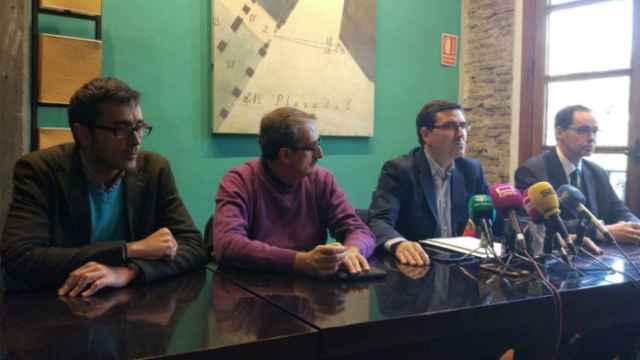 Eduardo Sánchez Butragueño, Martín Molina, Fernando Collado y José Ramón García-Izquierdo