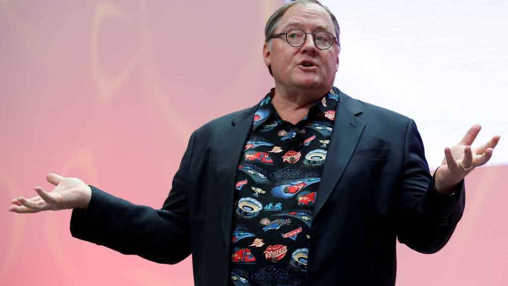 Lasseter, durante una conferencia en Detroit.
