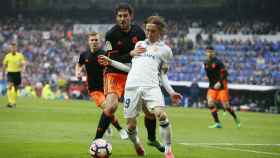 Penalti sobre Luka Modric Fotógrafo: Manu Laya / El Bernabéu