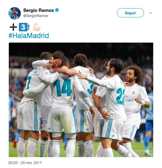 El mensaje de Ramos al equipo tras la sufrida victoria ante el Málaga