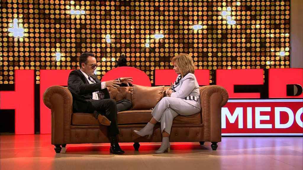 Risto Mejide entrevista a María Teresa Campos.