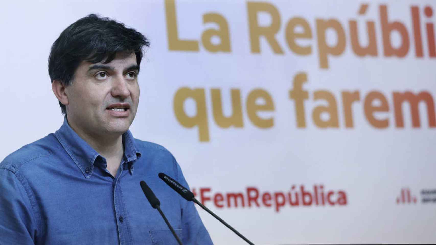 El portavoz de ERC y diputado de Junts pel Sí, Sergi Sabrià.