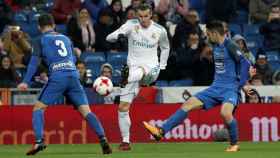 Gareth Bale, durante el partido entre Real Madrid y Fuenlabrada de Copa.