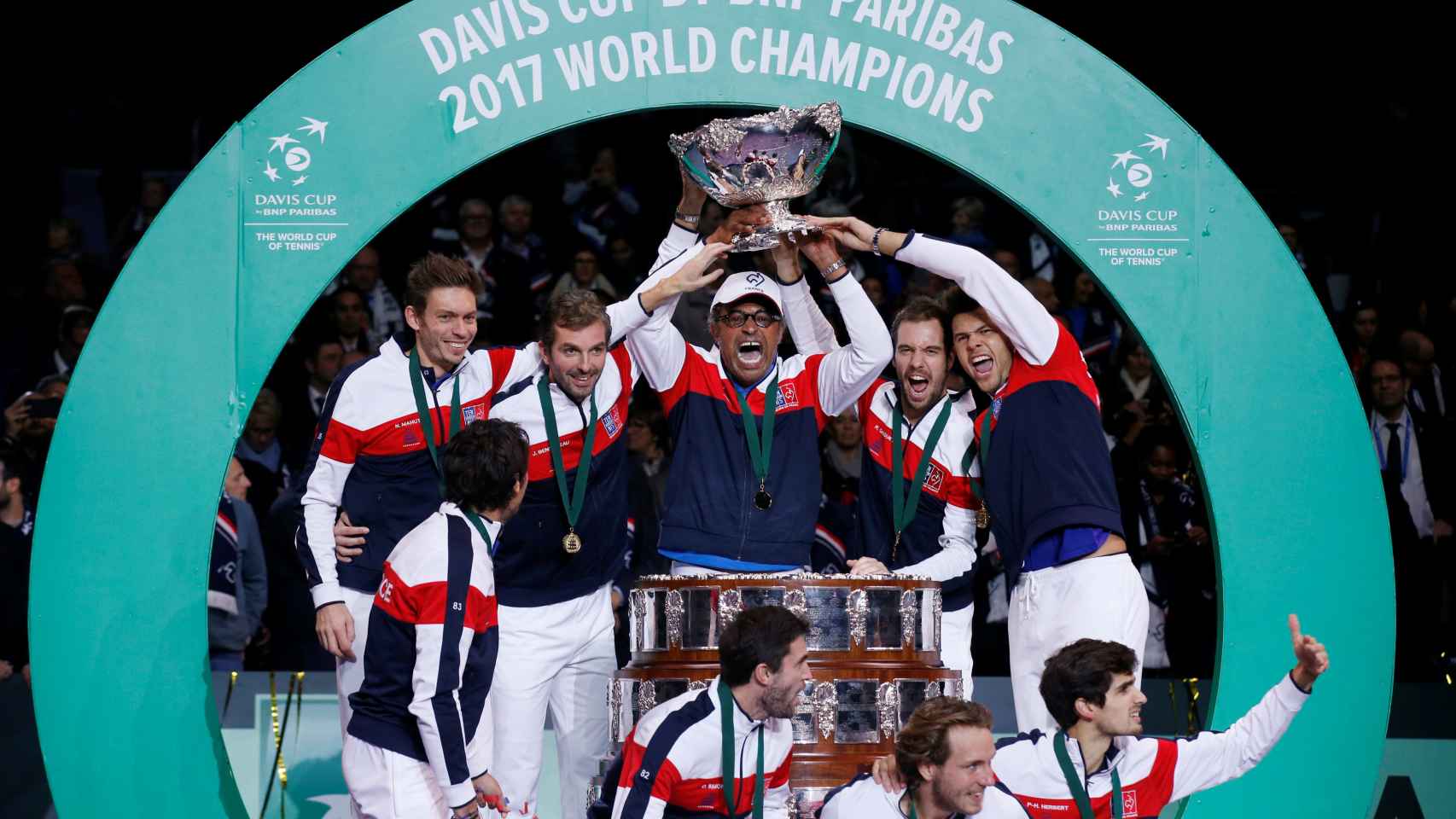 Francia ganó la Copa Davis en la última Copa Davis por ahora celebrada, en 2017.
