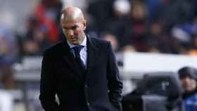 Zidane, en el partido contra el APOEL