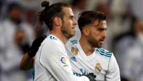Gareth Bale felicita a Borja Mayoral por sus dos goles