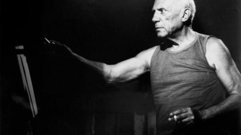 Picasso en acción.