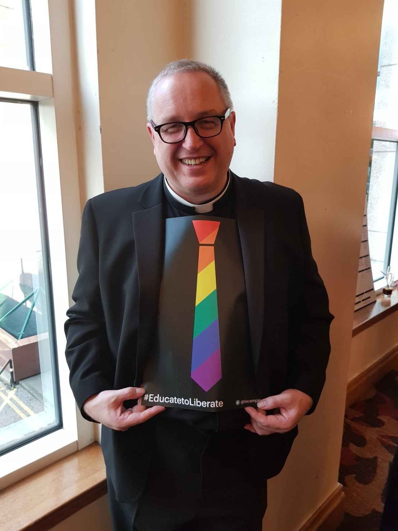 El reverendo es conocido por su apoyo al colectivo homosexual.