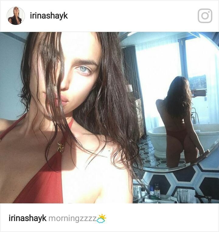 Irina presume de tipo en Instagram. Foto: @irinashayk