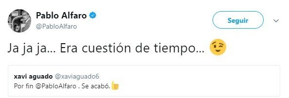 Pablo Alfaro y Xavi Aguado celebran la expulsión de Sergio Ramos
