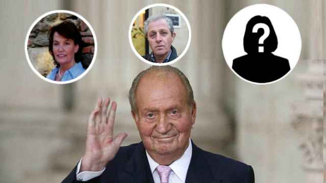 El rey Juan Carlos y sus supuestos hijos no reconocidos.