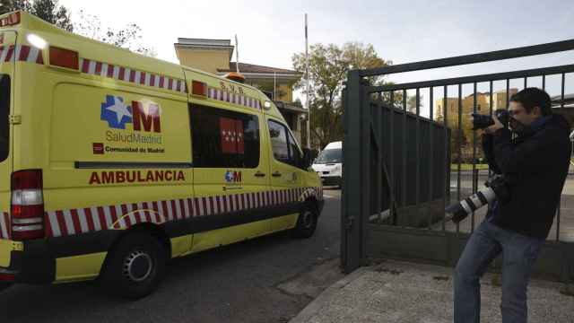 Una ambulancia del servicio sanitario de Madrid.