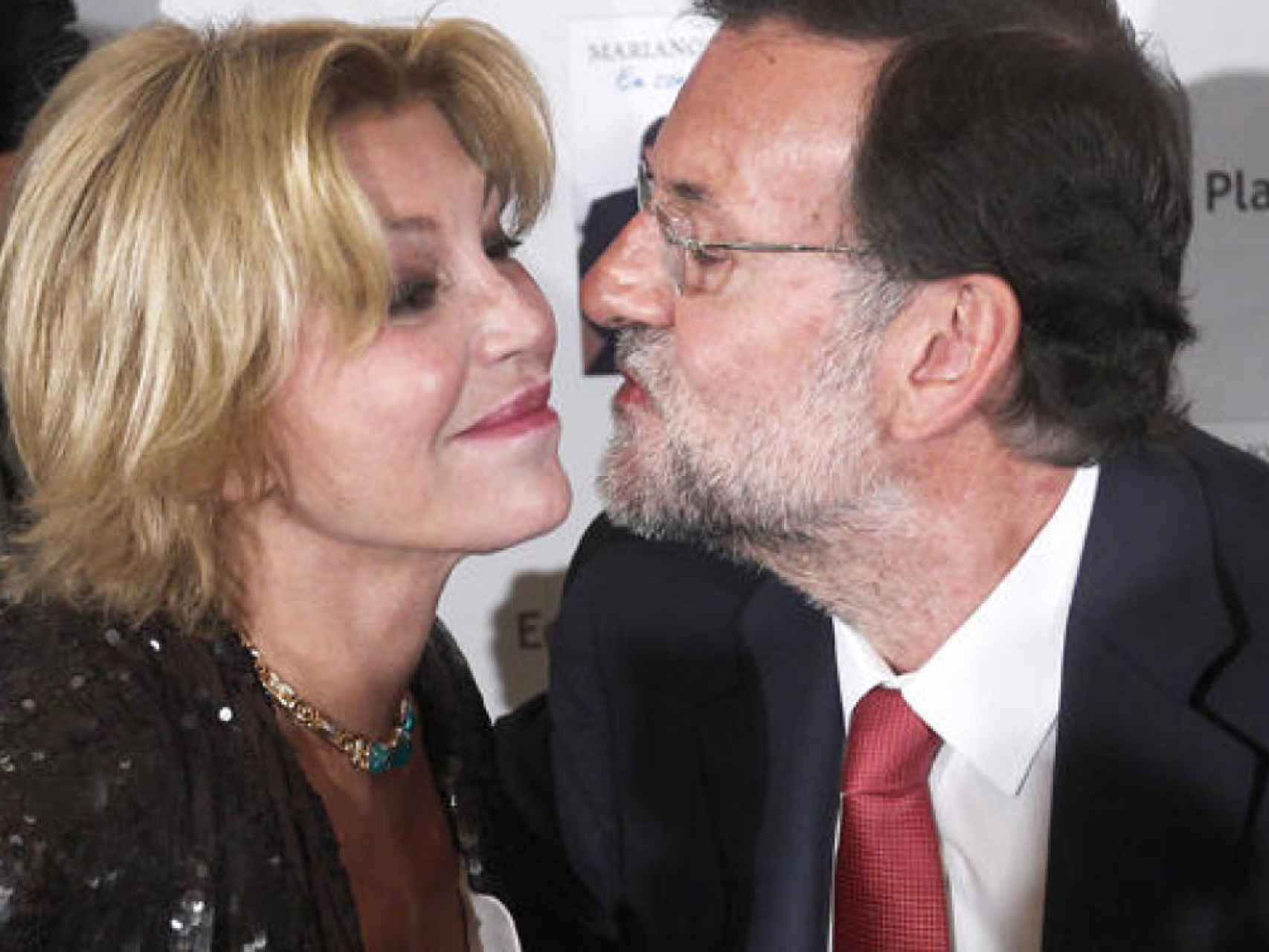 Carmen Cervera con Mariano Rajoy.