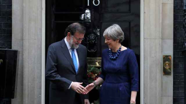 May y Rajoy este martes en Londres